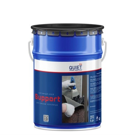 Клей битумный QUIET TILE SUPPORT 5л/4.5кг 101-21 - фото 11647