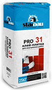 StarBau  PRO 31 Клей для плитки для внутренних работ C0 (25 кг)
