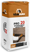 StarBau  PRO 20 (М100) Штукатурка цементная (25 кг)