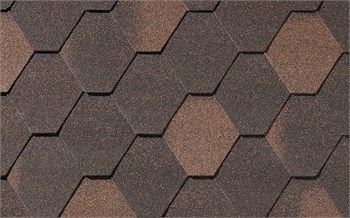 Гибкая черепица Quiet Tile Rombica Медь 101-10